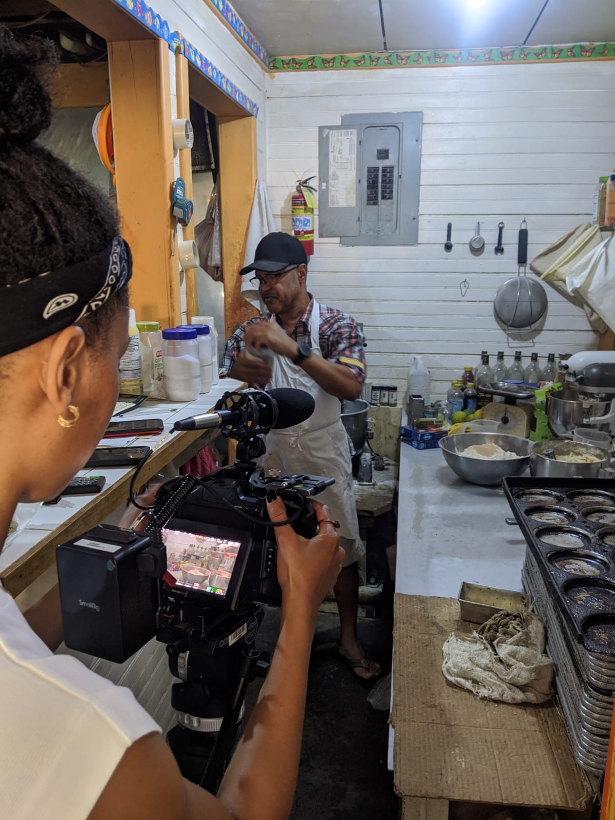 Behind the scenes still